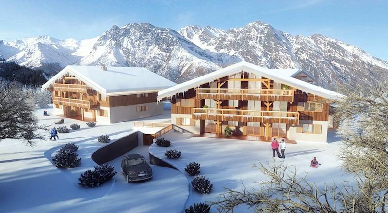 Appartement neuf dans résidence chalet 3 programme neuf livraison décembre 2014 à Morillon Haute Savoie